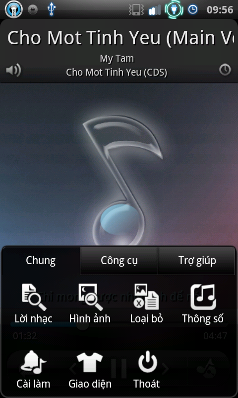 20110807095628 TTPOD 2.3 trình nghe nhạc độc đáo cho android tiếng Việt.