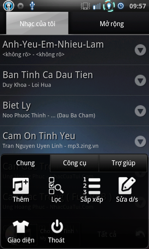20110807095714 TTPOD 2.3 trình nghe nhạc độc đáo cho android tiếng Việt.