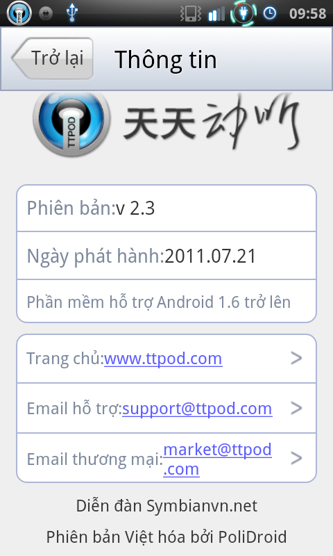 20110807095824 TTPOD 2.3 trình nghe nhạc độc đáo cho android tiếng Việt.