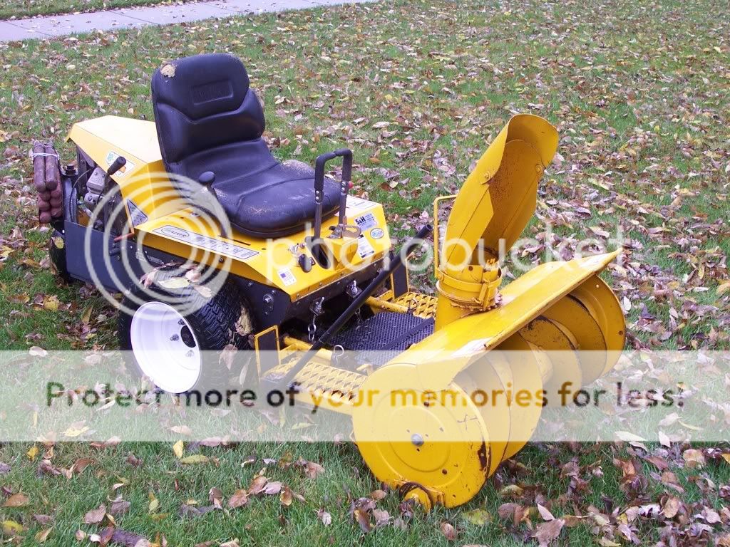 Where to find used Zero Turn snow blower attachment?