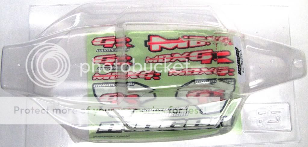 MBX6R CLEAR BODY (E1032 with BITTYDESIGN & FORCE decal sheet) Mugen 